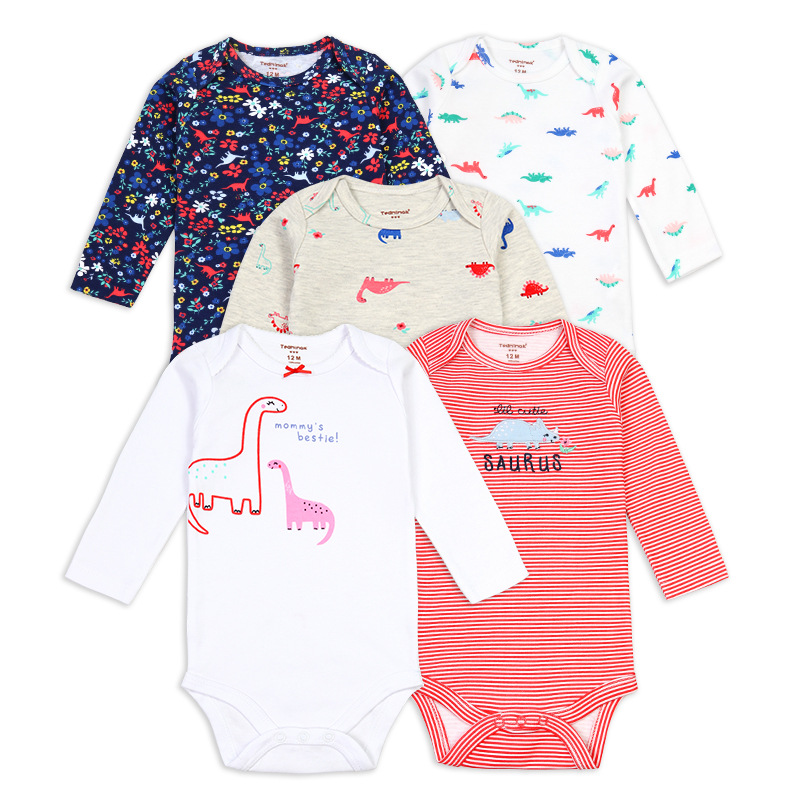 Processing Customized Jumpsuit Baby Foreign Trade Romper Baby Jumpsuit Cross-Border Spot Boys and Girls Onesie Climbing