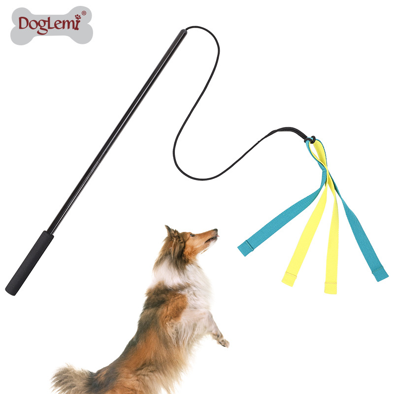 狗狗玩具耐咬磨牙铝合金甩棒解闷逗狗神器消耗体力中型犬宠物用品