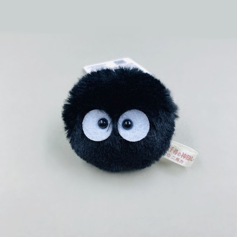 小黑黑炭黑球煤球灰尘精灵毛绒公仔可爱包包饰品小挂件玩偶钥匙扣