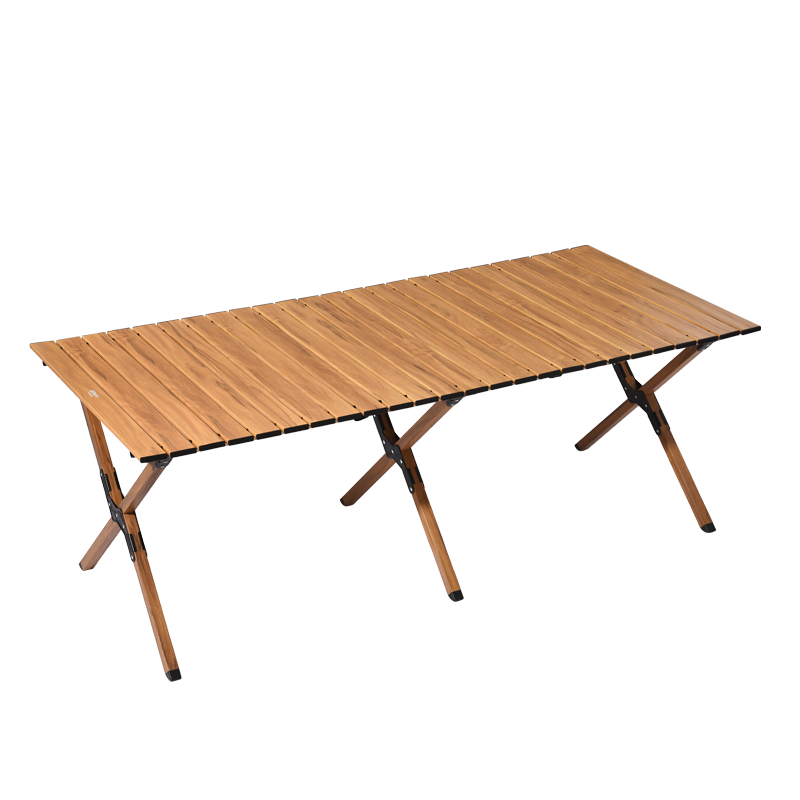 1a38原始人露营桌椅铝合金蛋卷桌户外折叠桌便携桌子野餐用品装备