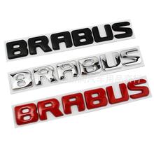 适用于奔驰巴博斯BRABUS字母车标车身后尾箱贴标字母车贴标车贴
