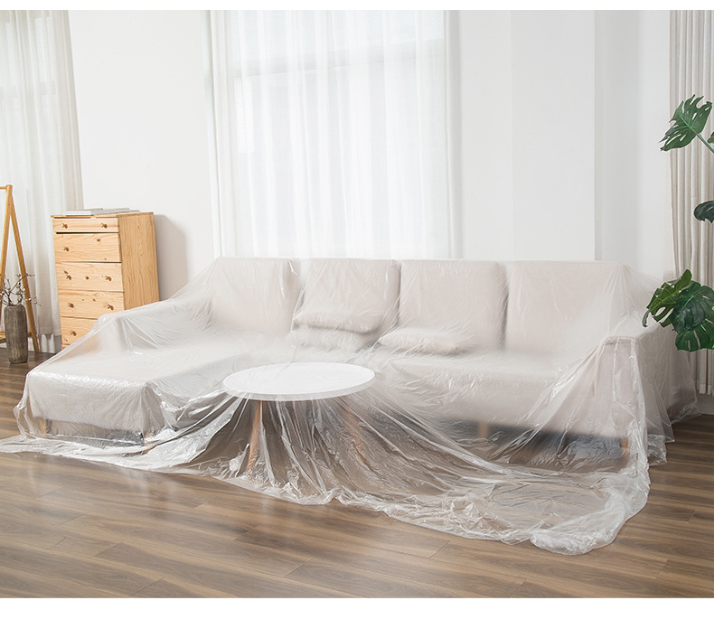 防尘布遮蔽防灰尘家具保护膜一次性隔水隔油漆装修衣柜床橱柜盖布