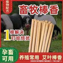 畜牧蚊香养殖场养猪场棒猪圈兽用猪用艾草灭蚊棒大艾叶长