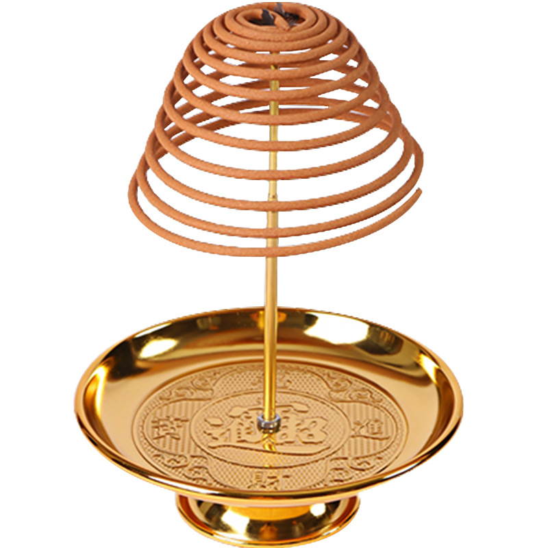 合金大号可伸缩香杆盘香架香托支架家用供佛点香架驱蚊去味点香盘