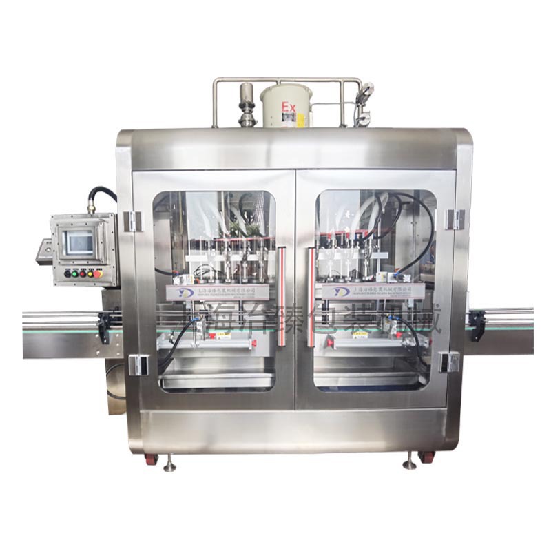 全自动湿巾灌装机洗洁精洗衣液免洗凝胶灌装机械伺服包装机防爆