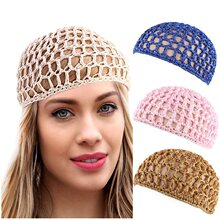 Women's handmade hairnet wig cap set head net cap solid1