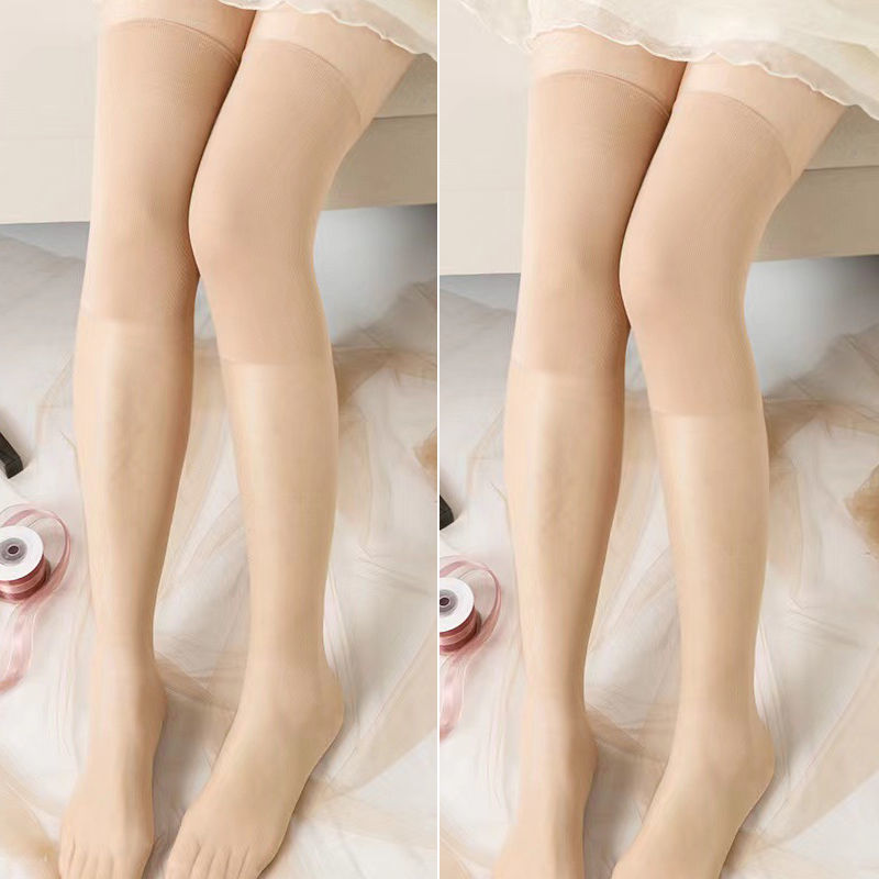 Summer Air-Conditioning Knee Pad Stockings Stockings Arbitrary Cut Anti-Snagging Cold Leggings Sexy High Knee Socks