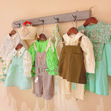 童装批 发的工厂一手货源 女孩的衣服 儿童服装 女童春装两件套装