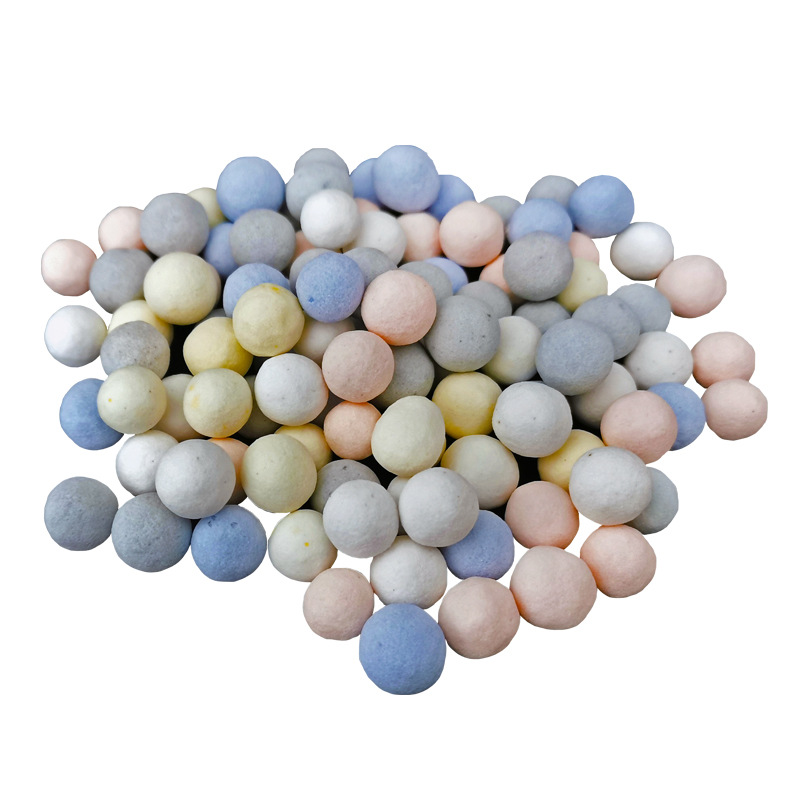 鱼缸滤材五色中空球过滤材料培菌净水硝化细菌屋小型石英球过滤石
