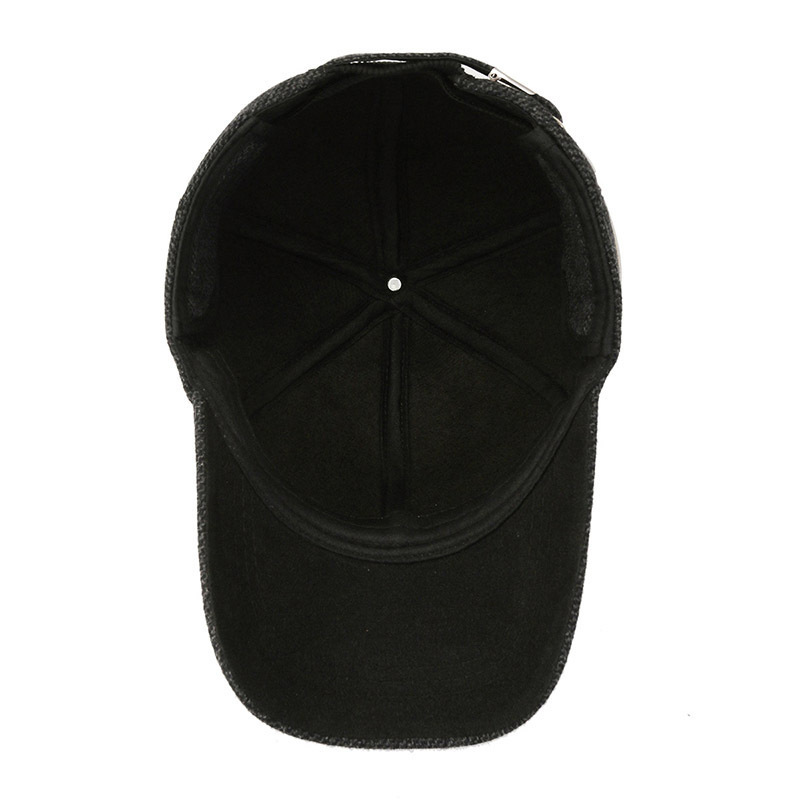 New Hat Men's Autumn and Winter Simple Fashionable Warm Peaked Cap Middle-Aged and Elderly Sun Hat Outdoor Baseball Cap Men