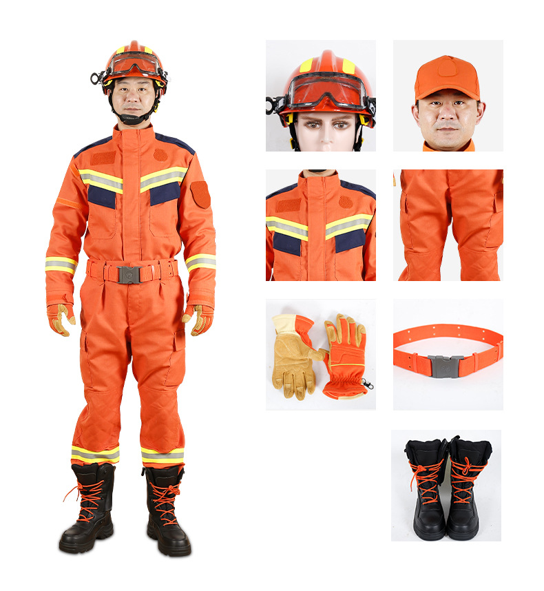 厂家直供 20式应急抢险救援服夏款5件套消防地震防护救助服