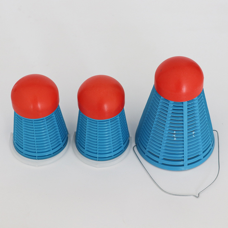 羽毛球型打窝器投饵器大号小号塑料定点投饵器撒饵笼渔具垂钓用品