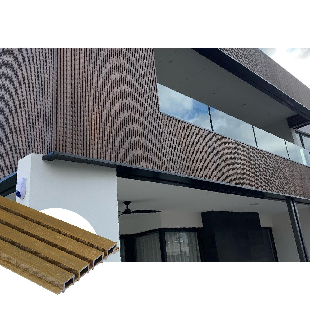 光脚丫户外装饰木塑墙板 中空结构隔热吸音 免漆co-09