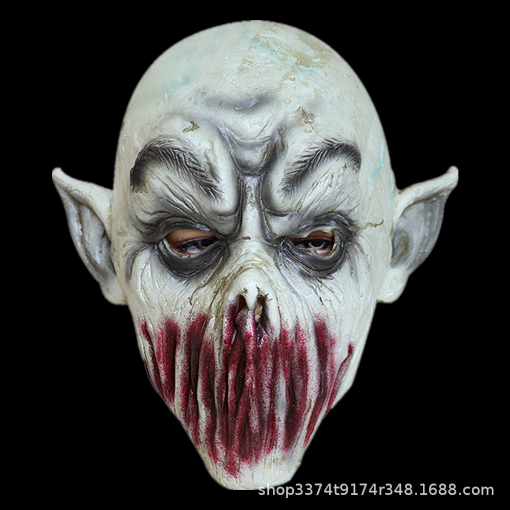 恐怖乳胶面具图片
