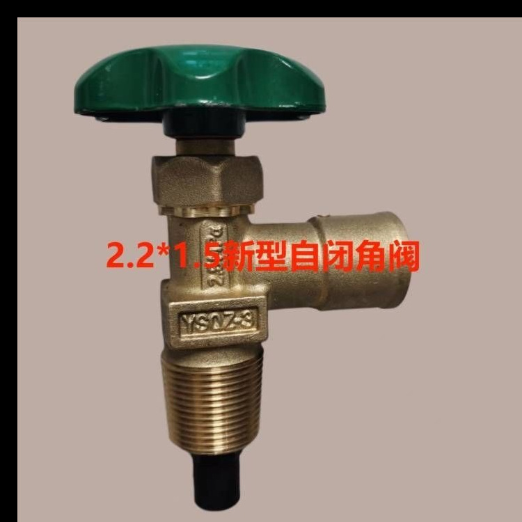 15公斤5kg液化气钢瓶角阀煤气罐角阀 瓶阀 新型自闭角阀钢瓶阀门