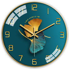 跨境热卖wall clock时尚时钟批发客厅静音12寸网红钟挂钟创意钟表