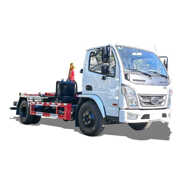 南骏5吨勾臂垃圾车 小区生活垃圾装修垃圾清运 运营成本低 环保