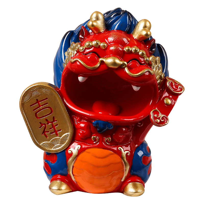 故宫麒麟貔貅小摆件可爱办公室电脑桌面装饰品汽车载手办生日礼物