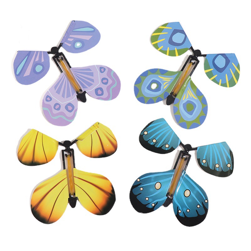 Flying Small Butterfly Puffed Butterfly Free Butterfly New Exotic Children's Magic Props Toy Manufacturer