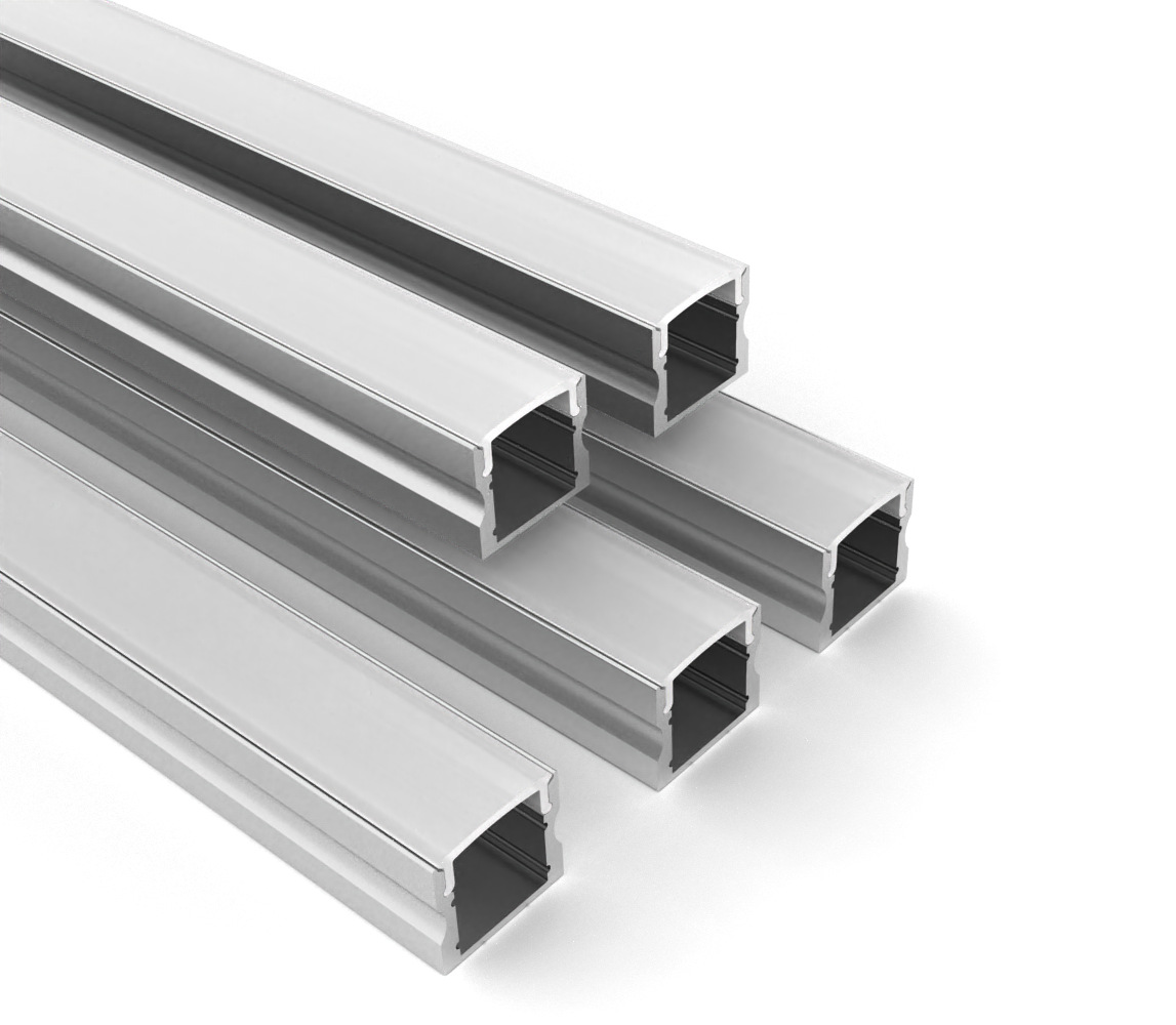 led铝灯条外壳 k15黑白银led线条灯铝槽 线条灯套件 ledpc灯罩-阿里巴