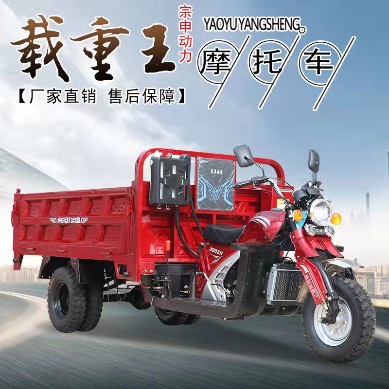 汽油三轮摩托车农用家用货运自卸翻斗宗申动力可上牌燃油载重王