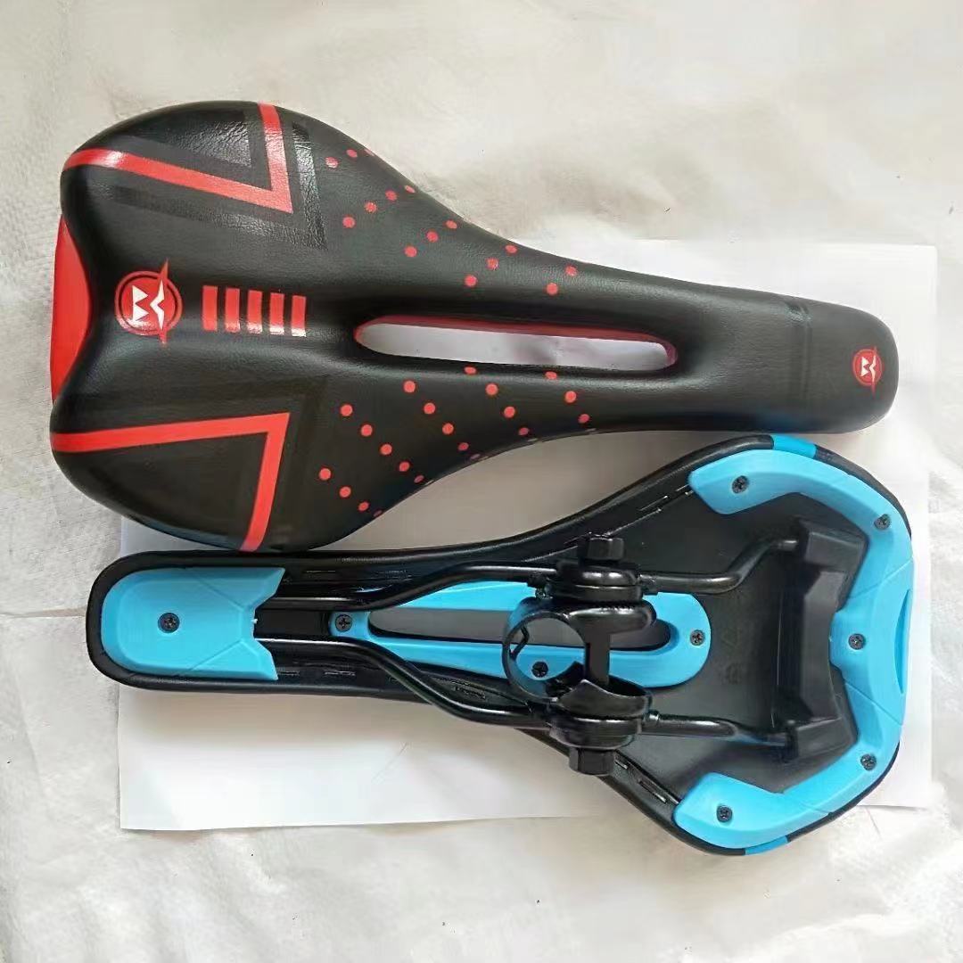 自行车座子山地车中孔鞍座 舒适硅胶坐垫单车彩色车座子赛车鞍座