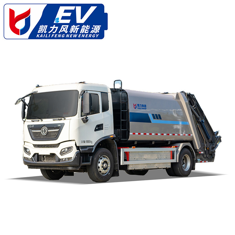 东风天锦新能源电动压缩垃圾车 15方 电动环卫垃圾车 垃圾转运车