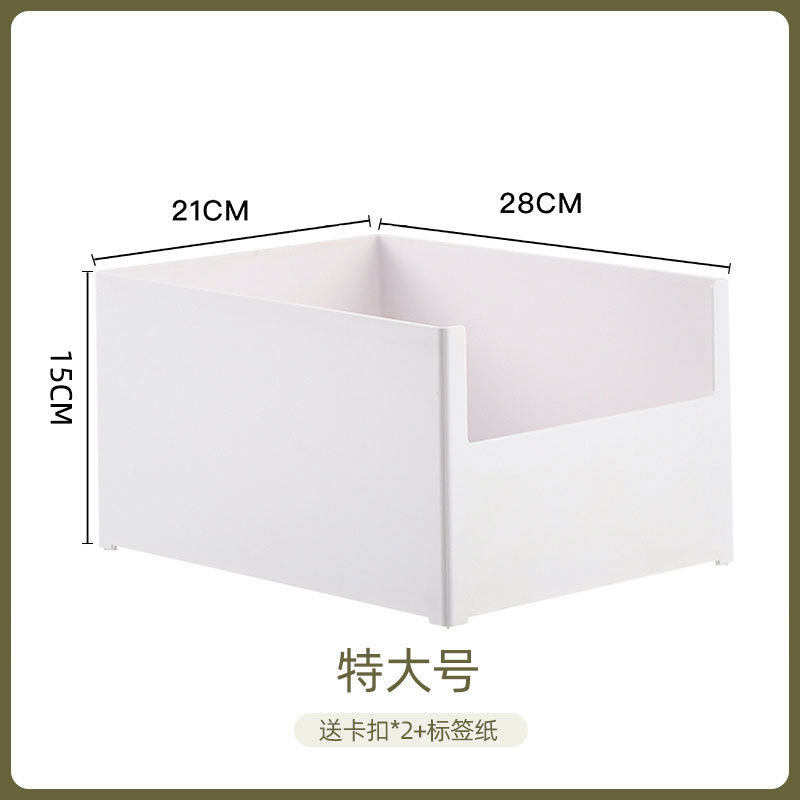 Kitchen Storage Box Desktop Cabinet Right Angle Finishing Box Multifunctional Plastic Divider Box Cosmetic Storage Storage Box