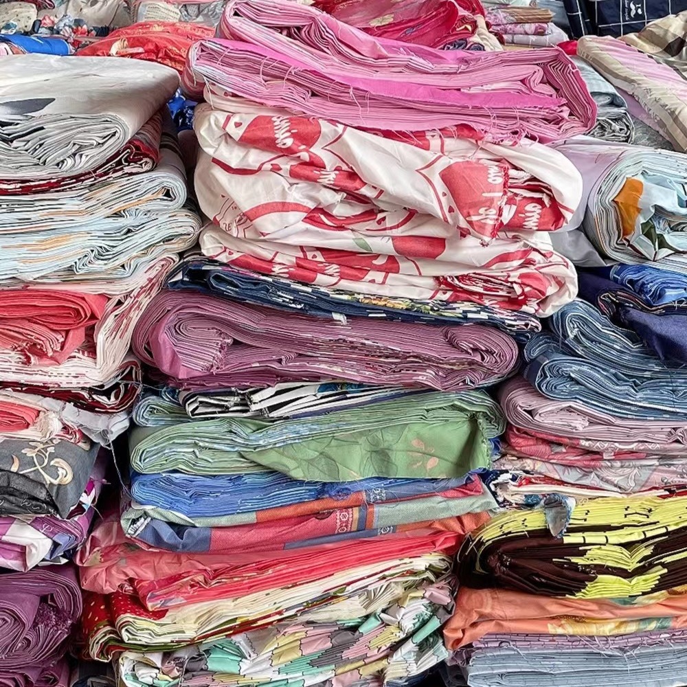 赶集大布头批发 加厚植物羊绒二等布库存纯棉布长绒棉清仓处理