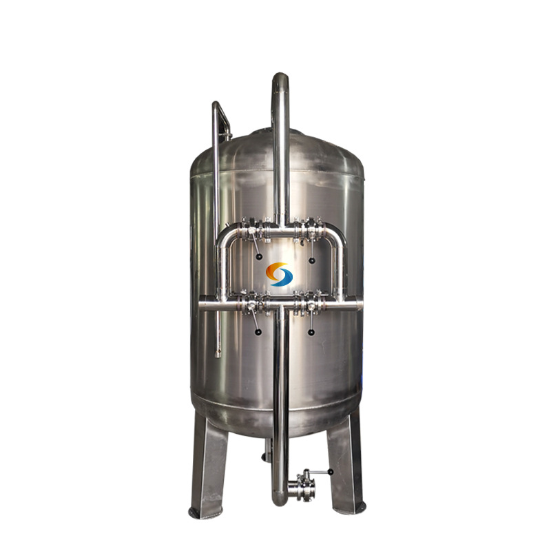 农村饮用水不锈钢过滤器 山泉水地下井水除铁除猛 活性炭石英砂罐