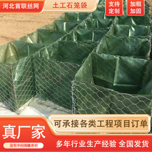 批发石笼网箱土工袋 水利工程防护PET编织袋固土护坡土工网袋厂家