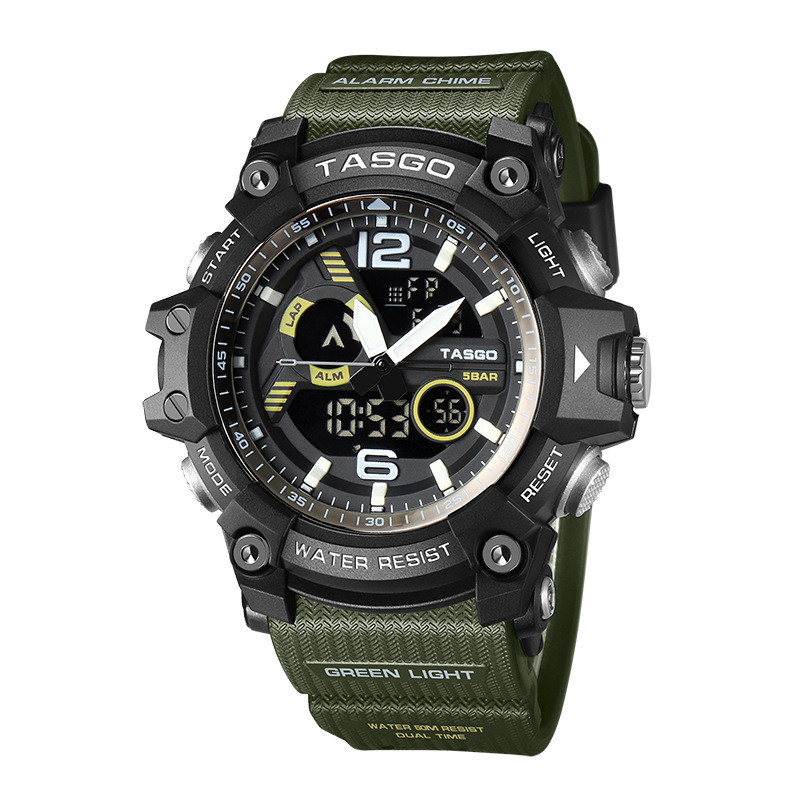 tasgo特斯高品牌t121夜光防水青少年原宿电子手表厂家直销