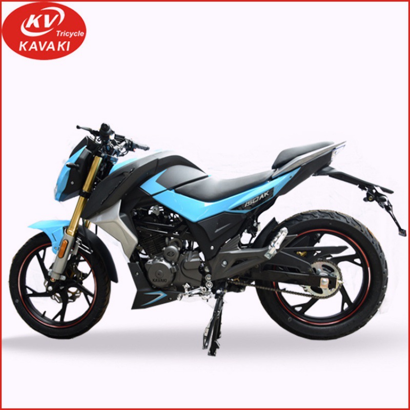 卡瓦崎外贸工厂 200cc 两轮摩托跑车198ml排量 成人汽油摩托车