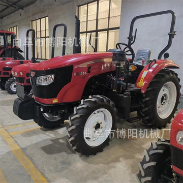 农用四轮拖拉机 东方红504加高底盘水旱两用 带打气泵四驱拖拉机