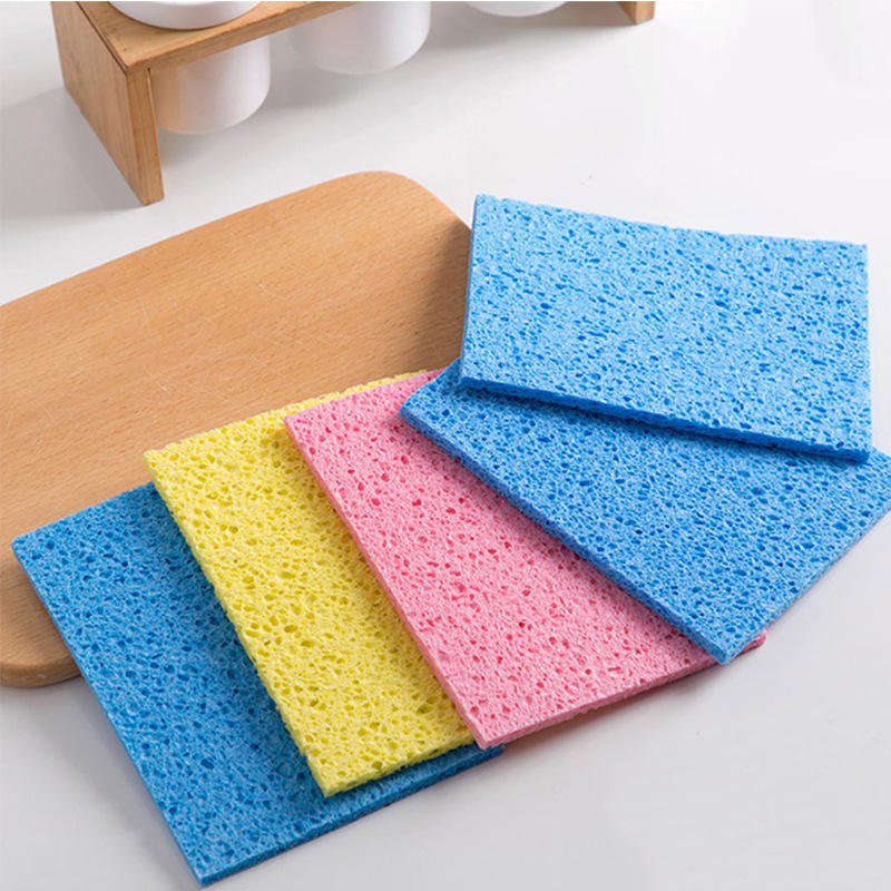 厨房清洁木浆棉抹布吸水防潮海绵垫不沾油刷锅刷碗清洁布百洁布