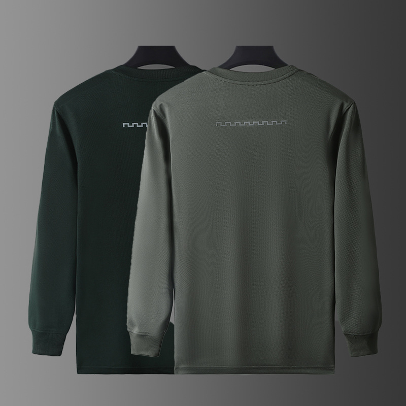 正品新式21长袖体能服春秋休闲运动速干长袖圆领衫训练服上衣