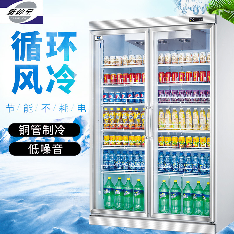 厂家可非标定制商用冷柜啤酒冷藏柜便利店设备双门饮料展示柜