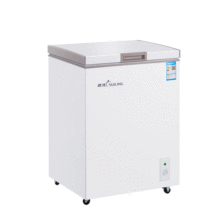 穗凌BD-299K小型冰柜家用冷藏冷冻迷你雪柜卧式冰箱商用冷柜保鲜