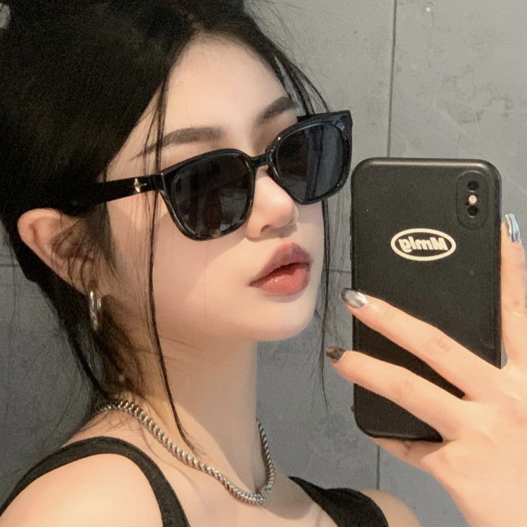欧美辣妹复古高级感墨镜防紫外线强光网红方圆脸显瘦时尚阳眼镜