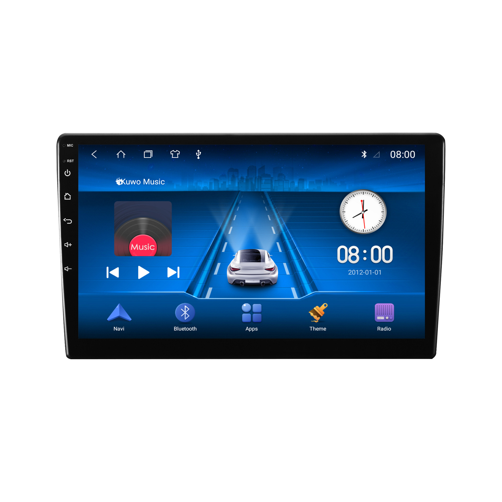 批发鼎微ts18大屏安卓导航百变主机中控台显示器车载导航仪一体机