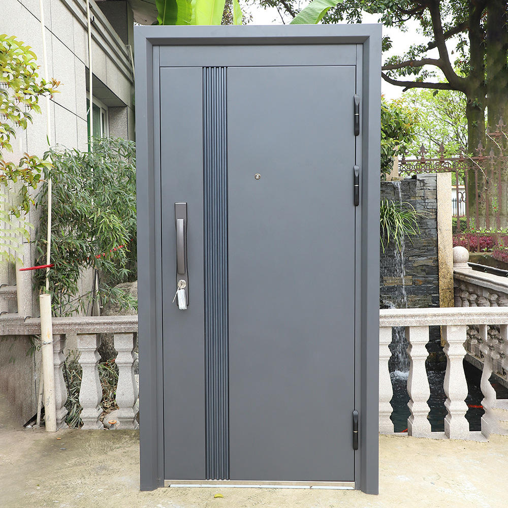 锌合金防盗门现货甲级静音门步步高升家用防盗门进户门厂家直供
