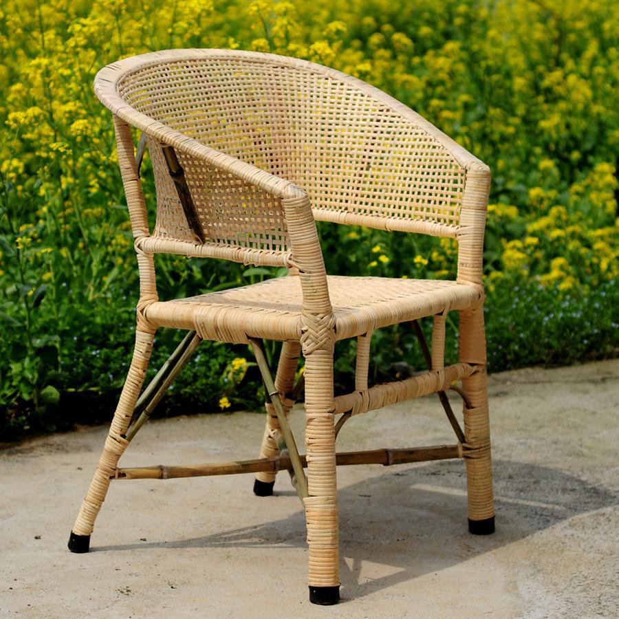 藤椅 单人 老式老人腾椅阳台客厅休闲椅竹椅办公椅三件套厂家直销