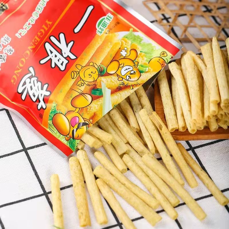 一根葱甘师傅休闲零食批发葱香味薯条8090儿时怀旧经典膨化食品厂