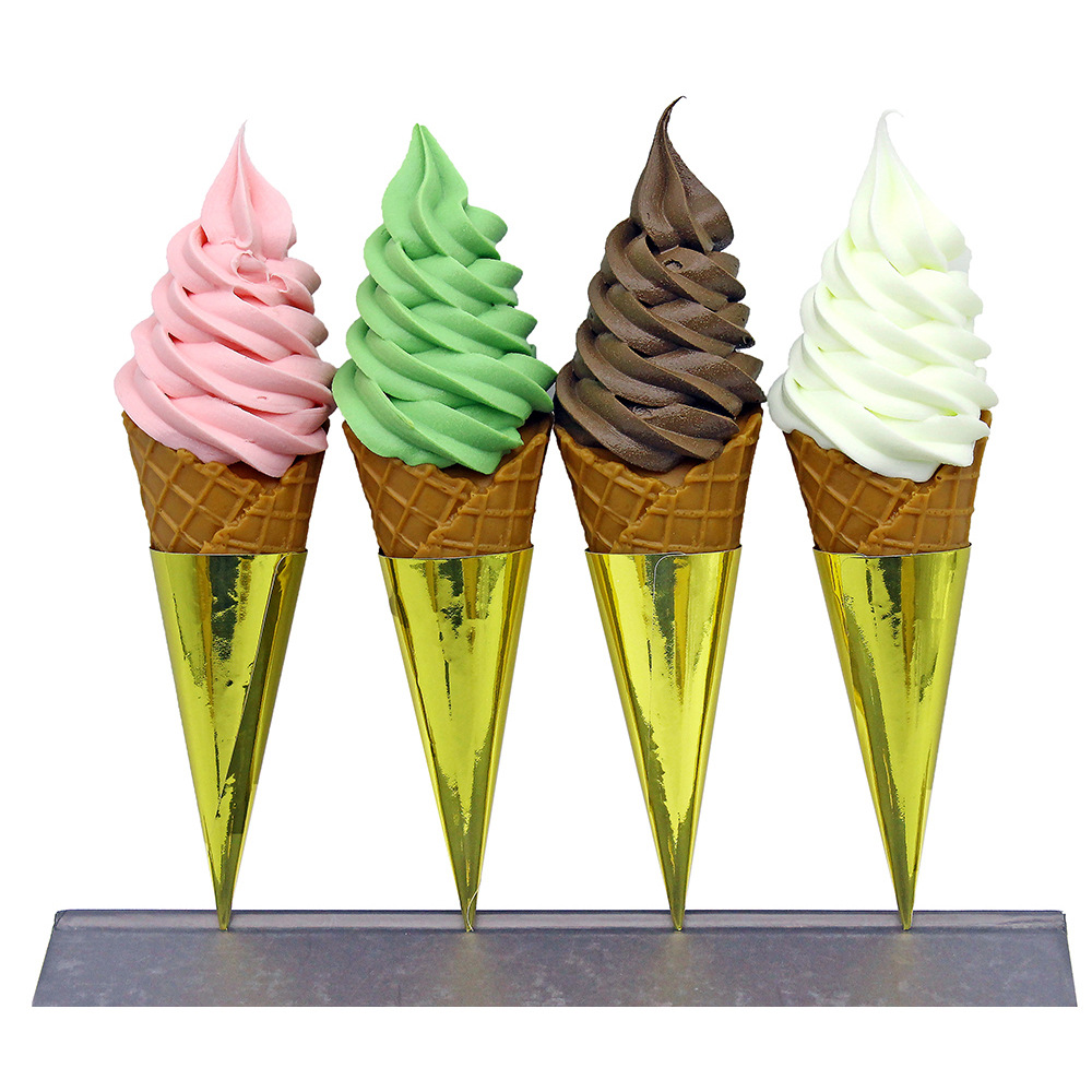 可乱真不融化脆筒火炬冰淇淋冰点甜品ice-t 橱窗家居摆设影视道具