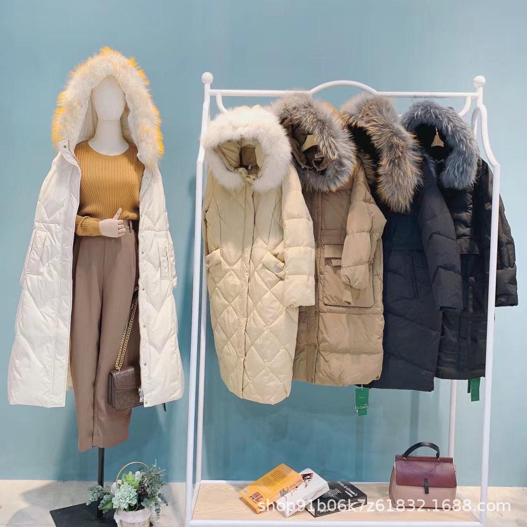杭州四季青女装宝莱国际反季羽绒服库存尾货清仓品牌