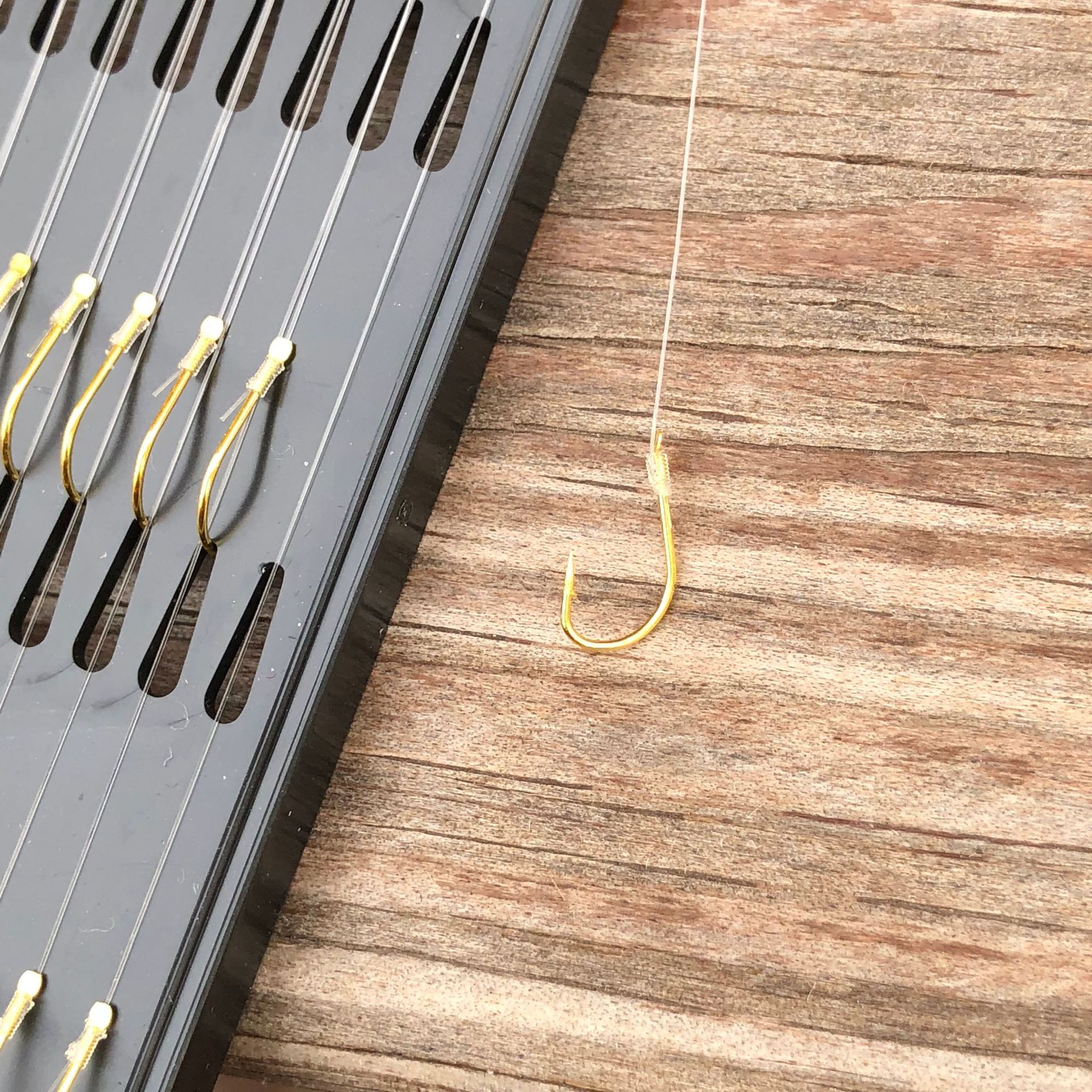 批发手绑子线双钩鱼绑好竞技子线仕挂子线钩33公分子线双钩