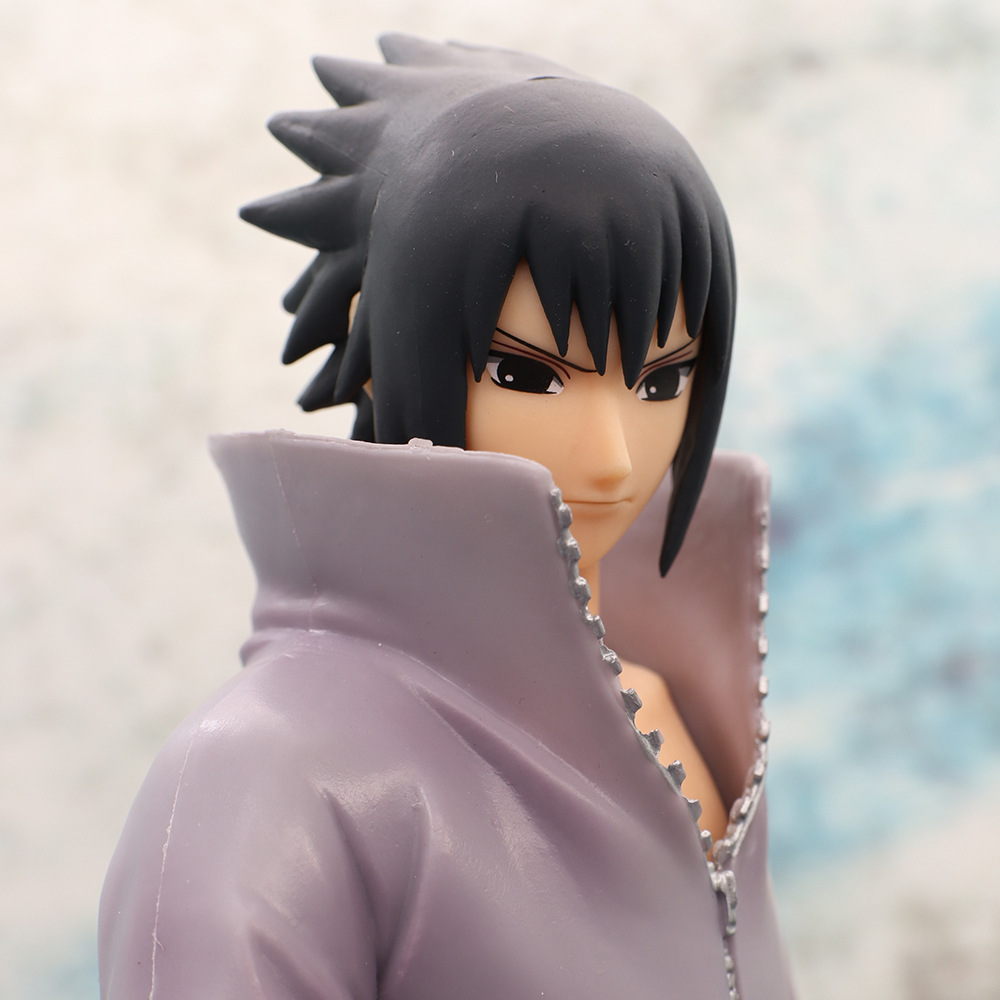 动漫批发 火影忍者 鹰小队 宇智波 佐助 站姿 盒装 手办模型 摆件