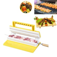 BBQ Meat String Machine Barbecue Skewer Tools Portable Tofu