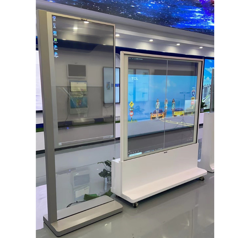 55寸竖屏oled透明屏广告屏互动触摸屏-阿里巴巴