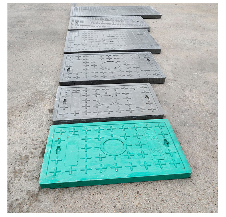厂供树脂复合电力盖板下水道污水弱电方形井盖电网通信电缆沟盖板
